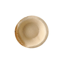 Lade das Bild in den Galerie-Viewer, 25 Schalen, Palmblatt &quot;pure&quot; rund 100 ml Ø 10 cm · 3 cm
