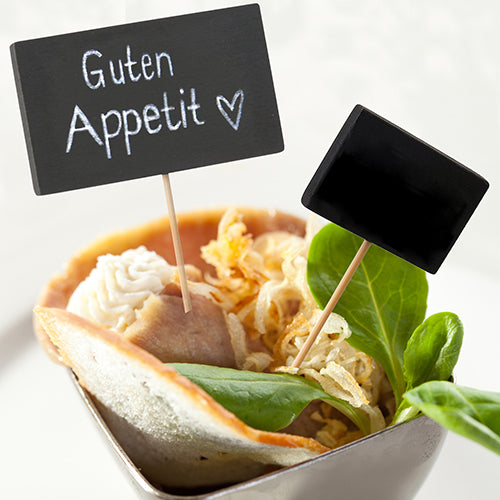 100 Fingerfood - Picker 9 cm "Blackboard"