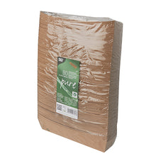 Lade das Bild in den Galerie-Viewer, 80 Snacktrays, Pappe &quot;pure&quot; 3,5 cm x 3,3 cm x 18,5 cm braun &quot;100% Fair&quot;
