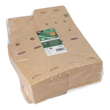 Lade das Bild in den Galerie-Viewer, 50 Pommes-Frites-Boxen, Pappe &quot;pure&quot; 15,5 cm x 10,5 cm x 10,5 cm braun &quot;100% Fair&quot; klein

