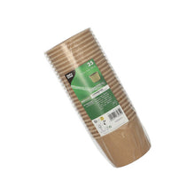 Lade das Bild in den Galerie-Viewer, 25 Suppenbecher, Pappe rund 350 ml Ø 9,8 cm · 7 cm braun
