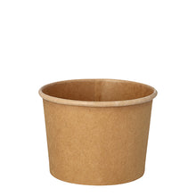 Lade das Bild in den Galerie-Viewer, 25 Suppenbecher, Pappe rund 350 ml Ø 9,8 cm · 7 cm braun
