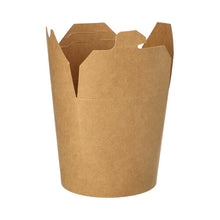 Lade das Bild in den Galerie-Viewer, 25 Snackboxen, Pappe eckig 760 ml 9,8 cm x 10 cm x 8,8 cm braun
