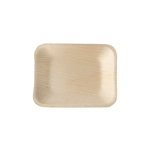 25 Tabletts, Palmblatt "pure" eckig 16 cm x 12 cm x 2,5 cm