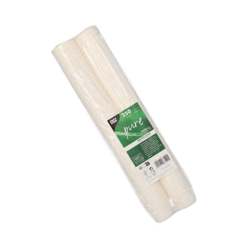 250 Dressingbecher, Papier "pure" rund 25 ml Ø 4,4 cm · 2,8 cm weiss