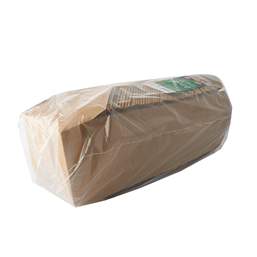 50 Lunchboxen, Pappe "pure" 1000 ml 5 cm x 12 cm x 15 cm braun