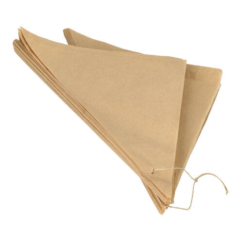 1000 Spitztüten, Pergament-Ersatz 32,5 cm x 23 cm x 23 cm braun Füllinhalt 250 g, fettdicht