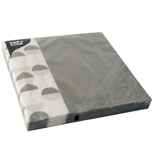 20 Servietten, 3-lagig 1/4-Falz 40 cm x 40 cm "Pastilles"