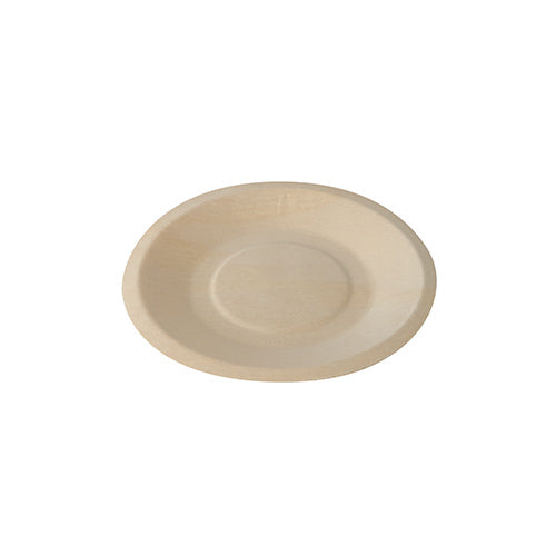 50 Fingerfood - Teller, Holz "pure" rund Ø 14 cm · 2 cm