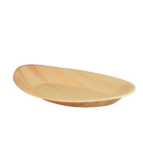 6 Teller, Palmblatt "pure" oval 26 cm x 17 cm x 2,5 cm