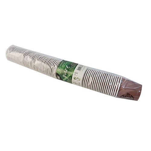 80 Trinkbecher, Pappe 0,1 l Ø 6 cm · 6 cm lila "Pure Joy"