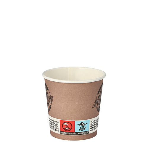 80 Trinkbecher, Pappe 0,1 l Ø 6 cm · 6 cm lila "Pure Joy"