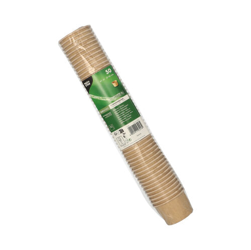 50 Portionsbecher, Pappe 45 ml Ø 6 cm · 4,1 cm braun