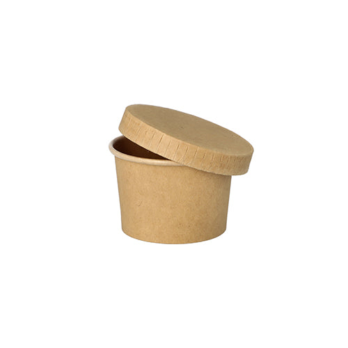 50 Portionsbecher, Pappe 45 ml Ø 6 cm · 4,1 cm braun