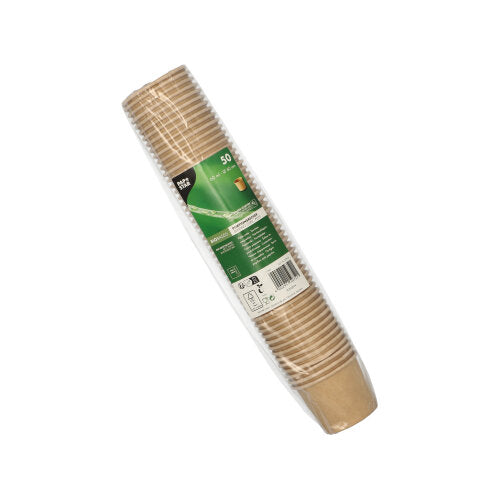 50 Portionsbecher, Pappe 60 ml Ø 6 cm · 4,9 cm braun