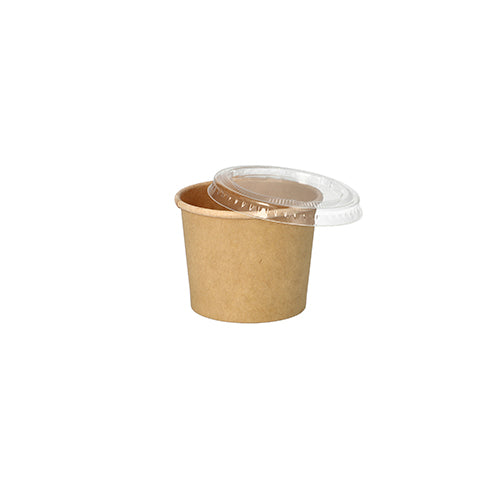 50 Portionsbecher, Pappe 60 ml Ø 6 cm · 4,9 cm braun