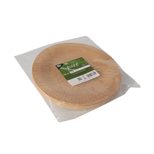 10 Teller, Bambus "pure" rund Ø 23 cm · 1,5 cm