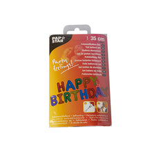 Lade das Bild in den Galerie-Viewer, Folienluftballon-Set farbig sortiert &quot;Happy Birthday&quot;
