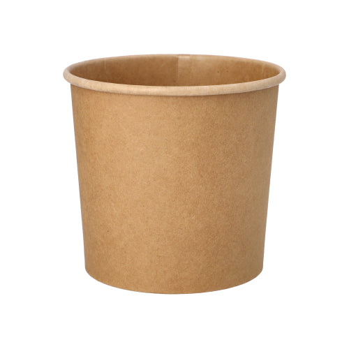 25 Suppenbecher, Pappe 760 ml Ø 11,5 cm · 11 cm braun