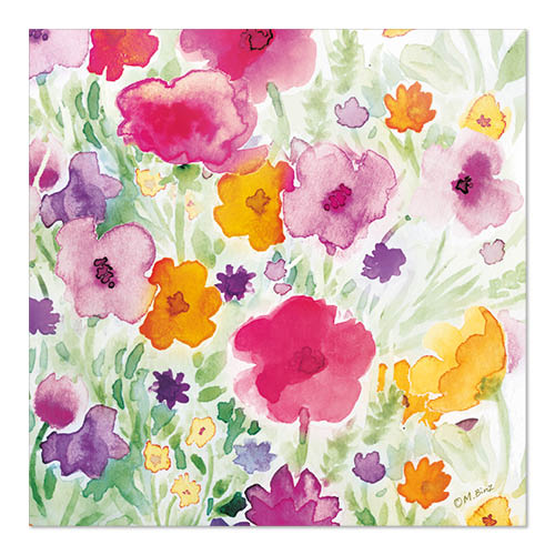 20 Servietten, 3-lagig 1/4-Falz 33 cm x 33 cm 