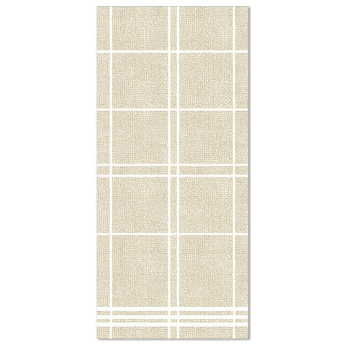 50 Servietten "ROYAL Collection" 1/6-Falz 48 cm x 33 cm sand "Kitchen Craft"