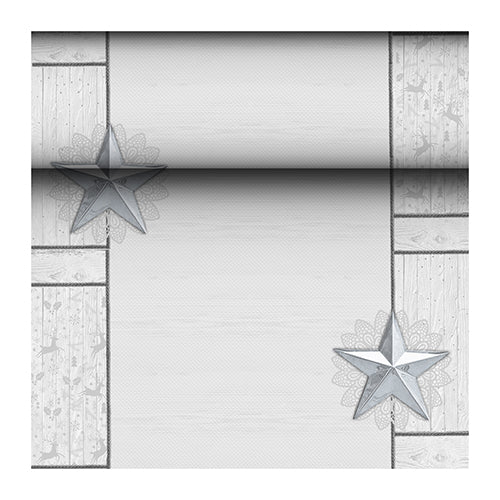 Tischläufer, Tissue "ROYAL Collection" 24 m x 40 cm weiss "Rising Star"