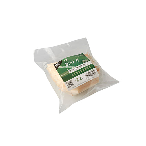 12 Fingerfood - Schalen, Holz "pure" 8,5 cm x 5,5 cm "Schiffchen"