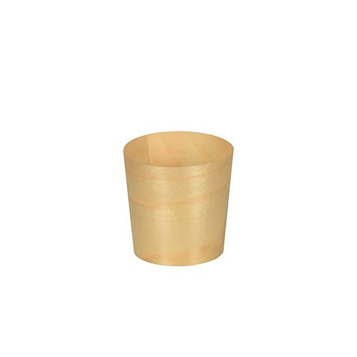 12 Fingerfood - Schalen, Holz "pure" rund Ø 4,5 cm · 4,5 cm