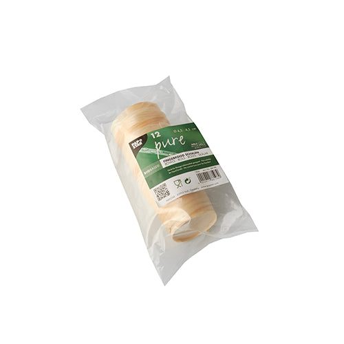 12 Fingerfood - Schalen, Holz "pure" rund Ø 4,5 cm · 4,5 cm