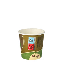 Lade das Bild in den Galerie-Viewer, 80 Trinkbecher, Pappe &quot;To Go&quot; 0,1 l Ø 6,3 cm · 6 cm
