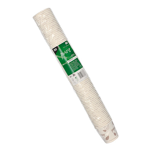 80 Trinkbecher, Pappe "pure" 0,1 l Ø 6,3 cm · 6 cm "ZERO"