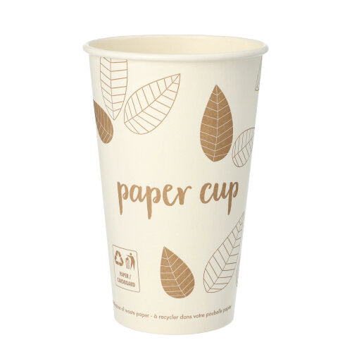 50 Trinkbecher, Pappe "pure" 0,4 l Ø 9 cm · 13,9 cm "ZERO"