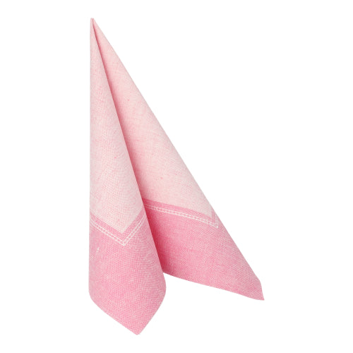 50 Servietten "ROYAL Collection" 1/4-Falz 40 cm x 40 cm rosa "Linum"