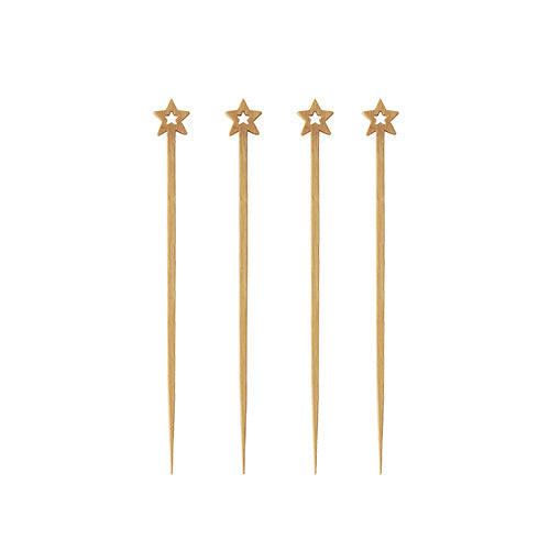 100 Fingerfood - Picker "pure" 12 cm "Star"