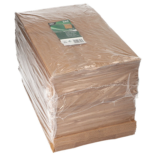 250 Blockbodenbeutel, Kraftpapier 36 cm x 22 cm x 11 cm braun