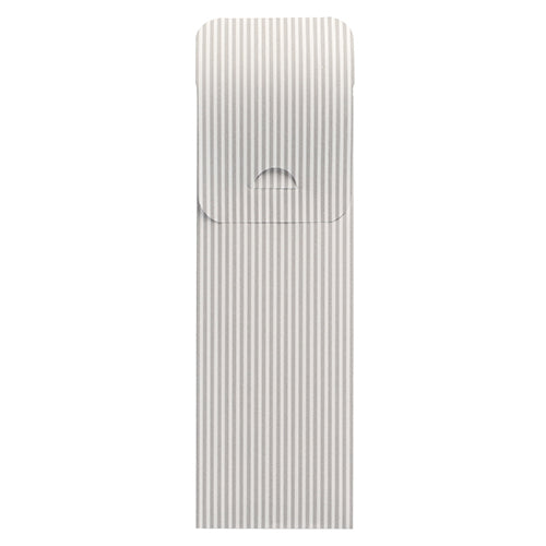 500 Bestecktaschen 23,5 cm x 7,3 cm weiss "Lines" inkl. weißer Serviette 40 x 40 cm 2-lag.
