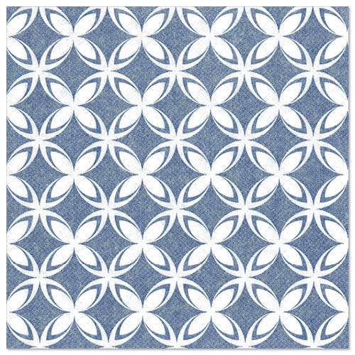 50 Servietten "ROYAL Collection" 1/4-Falz 40 cm x 40 cm "Delft"