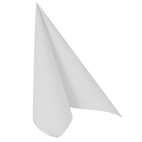 100 Servietten "ROYAL Collection" 1/4-Falz 40 cm x 40 cm weiss