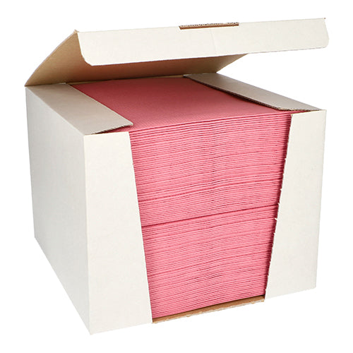 100 Servietten "ROYAL Collection" 1/4-Falz 40 cm x 40 cm rosa
