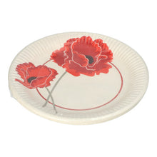 Lade das Bild in den Galerie-Viewer, 10 Teller, Pappe rund Ø 23 cm &quot;Poppy&quot;
