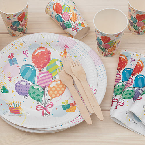 20 Servietten, 3-lagig 1/4-Falz 33 cm x 33 cm "Fete"