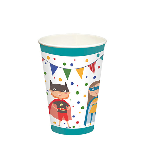 10 Trinkbecher, Pappe 0,2 l Ø 7 cm · 9,7 cm 