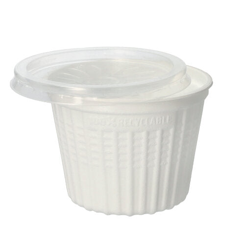 25 Suppenbecher, PP "To Go" 500 ml Ø 11,5 cm · 8,5 cm weiss