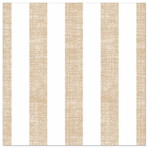 50 Servietten "ROYAL Collection" 1/4-Falz 40 cm x 40 cm sand "Lines"