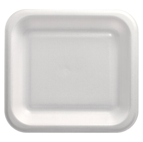 50 Siegelschalen, XPS 1400 ml 4,2 cm x 24,5 cm x 26,5 cm weiss laminiert