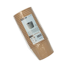 Lade das Bild in den Galerie-Viewer, 25 Suppenbecher, Pappe rund 350 ml Ø 9,8 cm · 7 cm braun
