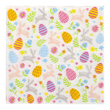 Lade das Bild in den Galerie-Viewer, 20 Servietten, 3-lagig 1/4-Falz 33 cm x 33 cm &quot;Happy Easter&quot;
