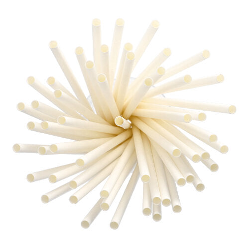 135 Shake-Halme, Papier "pure" Ø 8 mm · 25 cm weiss