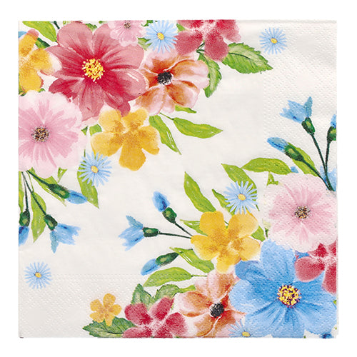 20 Servietten, 3-lagig 1/4-Falz 33 cm x 33 cm 