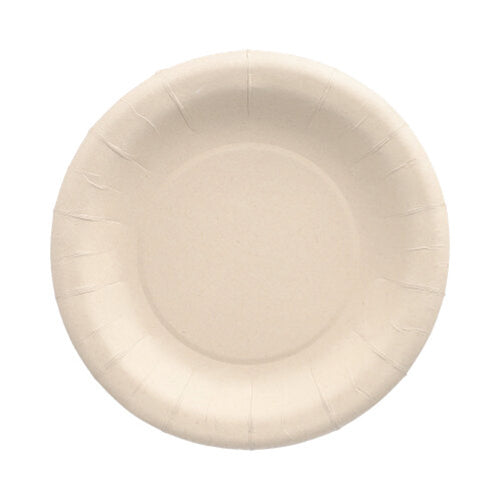 50 Teller, Agrarreste "pure" rund Ø 18 cm weiss